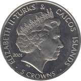 2001 ROYAL NAVY SUBMARINES 5 CROWN - WORLD COINS - Cambridgeshire Coins