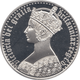 2001 SILVER 250 SHILLING QUEEN VICTORIA REPUBLIC OF SOMALIA - SILVER WORLD COINS - Cambridgeshire Coins