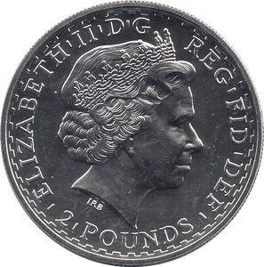 2001 SILVER BRITANNIA ONE OUNCE TWO POUNDS ( BU ) - SILVER BRITANNIA - Cambridgeshire Coins