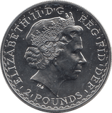 2001 SILVER BRITANNIA ONE OUNCE TWO POUNDS ( BU ) - SILVER BRITANNIA - Cambridgeshire Coins