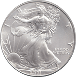 2001 SILVER DOLLAR USA - SILVER WORLD COINS - Cambridgeshire Coins