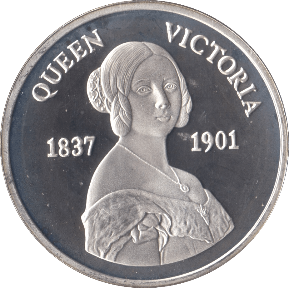 2001 SILVER ONE CROWN GIBRALTAR QUEEN VICTORIA TURKS AND CAICOS - SILVER WORLD COINS - Cambridgeshire Coins