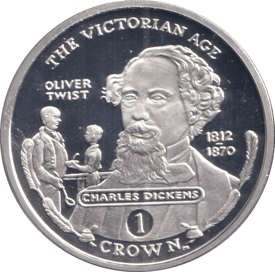 2001 SILVER ONE CROWN GIBRALTAR THE VICTORIAN AGE - SILVER WORLD COINS - Cambridgeshire Coins
