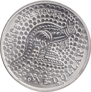 2001 SILVER ONE DOLLAR AUSTRALIA - SILVER WORLD COINS - Cambridgeshire Coins