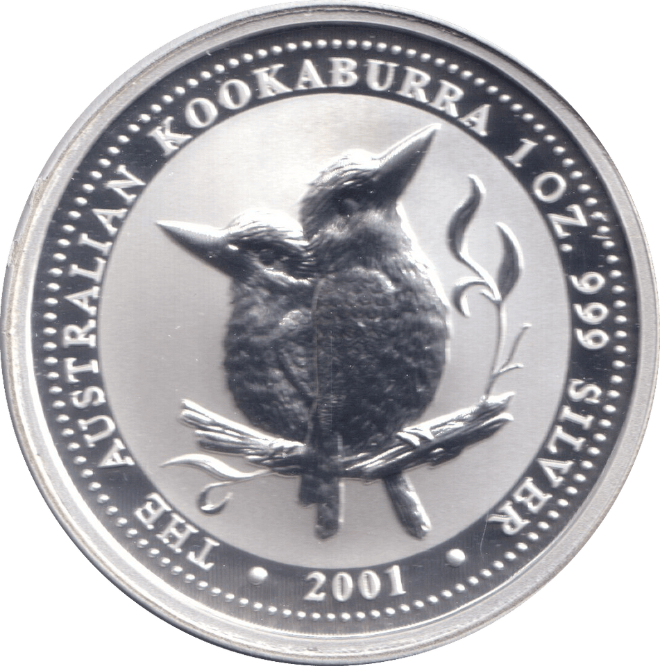 2001 SILVER ONE DOLLAR AUSTRALIA - SILVER WORLD COINS - Cambridgeshire Coins