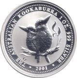 2001 SILVER ONE DOLLAR AUSTRALIA - SILVER WORLD COINS - Cambridgeshire Coins