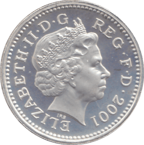 2001 SILVER PROOF £1 - £1 Silver Proof - Cambridgeshire Coins