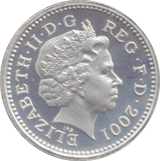 2001 SILVER PROOF £1 - £1 Silver Proof - Cambridgeshire Coins