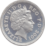 2001 SILVER PROOF £1 - £1 Silver Proof - Cambridgeshire Coins