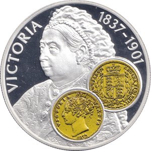2001 SILVER PROOF FIFTY PENCE VICTORIA FALKLAND ISLANDS - SILVER WORLD COINS - Cambridgeshire Coins
