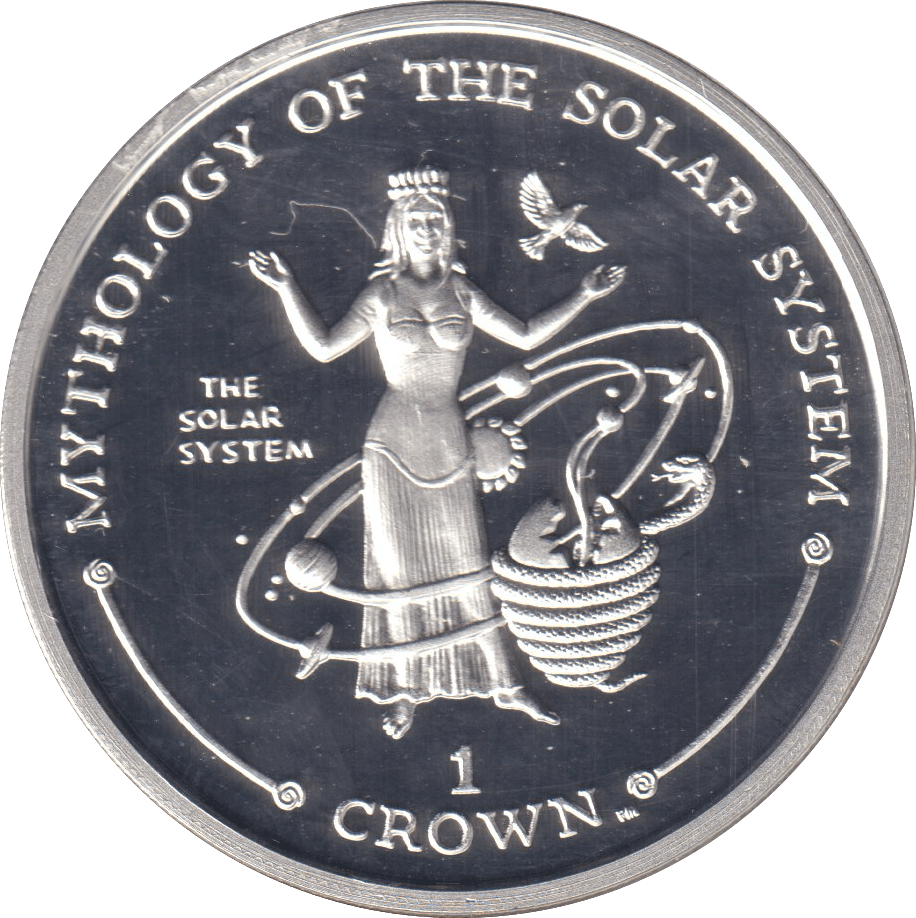 2001 SILVER PROOF ONE CROWN GIBRALTAR - WORLD COINS - Cambridgeshire Coins