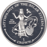 2001 SILVER PROOF ONE CROWN GIBRALTAR - WORLD COINS - Cambridgeshire Coins