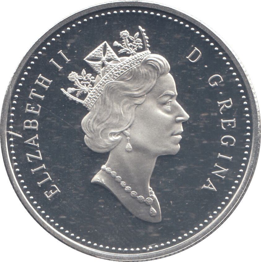 2001 SILVER PROOF ONE DOLLAR COIN CANADA - SILVER WORLD COINS - Cambridgeshire Coins