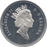 2001 SILVER PROOF ONE DOLLAR COIN CANADA - SILVER WORLD COINS - Cambridgeshire Coins