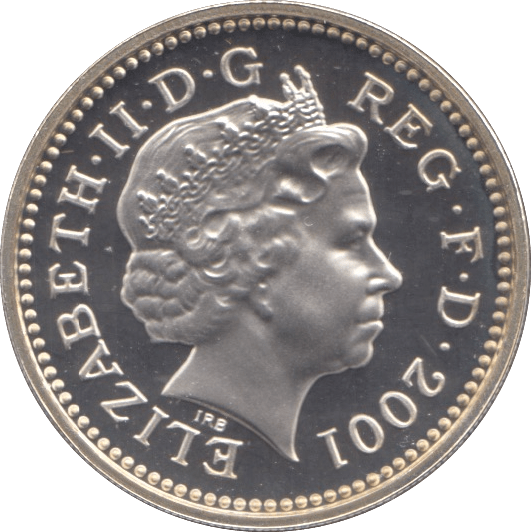 2001 SILVER PROOF ONE POUND NORTHERN IRELAND CELTIC CROSS - SILVER WORLD COINS - Cambridgeshire Coins
