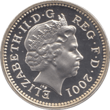 2001 SILVER PROOF ONE POUND NORTHERN IRELAND CELTIC CROSS - SILVER WORLD COINS - Cambridgeshire Coins