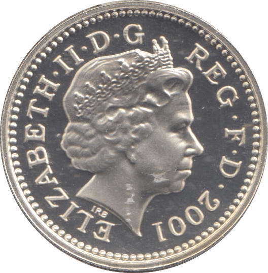 2001 SILVER PROOF ONE POUND - £1 Silver Proof - Cambridgeshire Coins