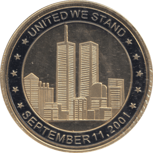 2001 UNITED WE STAND SEPTEMBER 11TH 2001 COMMEMORATIVE MEDALLION - MEDALS & MEDALLIONS - Cambridgeshire Coins