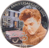 2002 1 OZ SILVER DOLLAR ELVIS PRESLEY - WORLD COINS - Cambridgeshire Coins