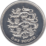 2002 £1 SILVER PROOF - £1 Silver Proof - Cambridgeshire Coins