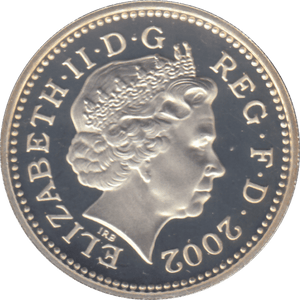 2002 £1 SILVER PROOF - £1 Silver Proof - Cambridgeshire Coins
