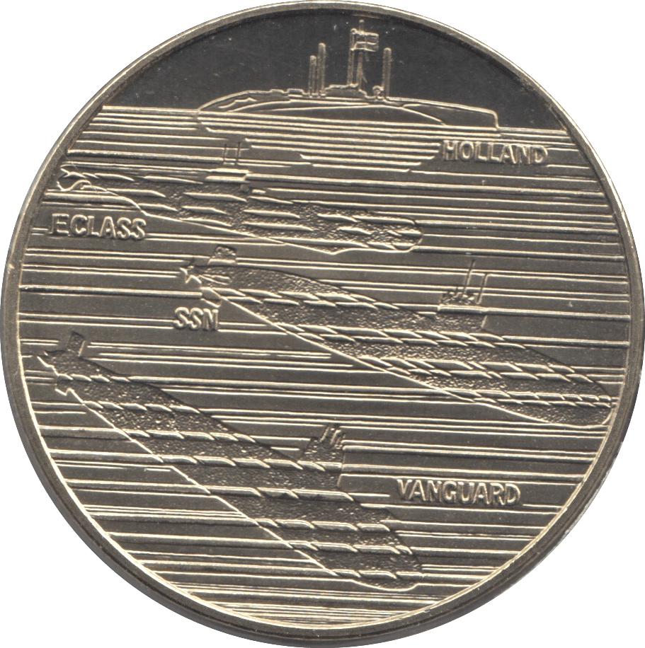 2002 100 YEARS SUBMARINE COMMEMORATIVE MEDALLION F376 - MEDALS & MEDALLIONS - Cambridgeshire Coins