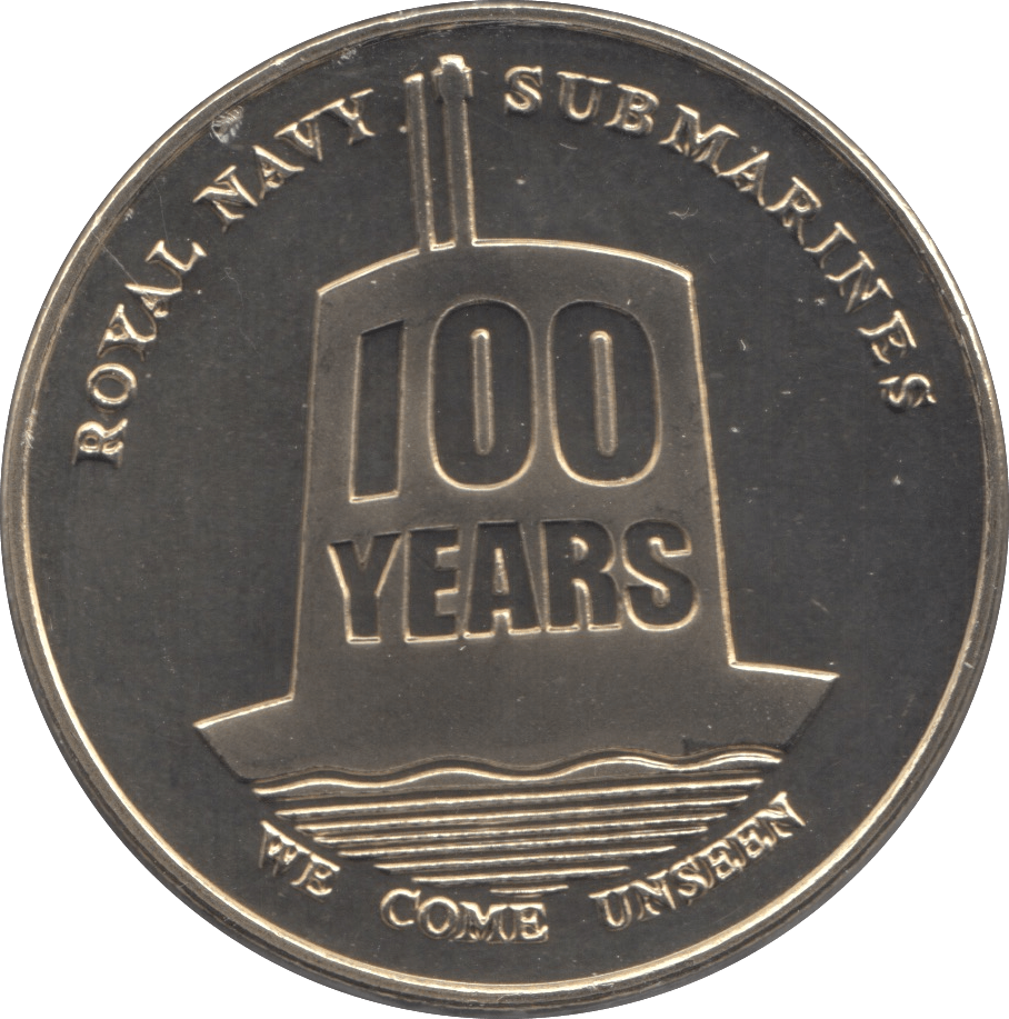 2002 100 YEARS SUBMARINE COMMEMORATIVE MEDALLION F376 - MEDALS & MEDALLIONS - Cambridgeshire Coins