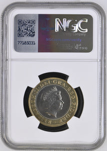 2002 £2 COMMONWEALTH ENGLAND MS 68 - NGC OTHER COINS - Cambridgeshire Coins