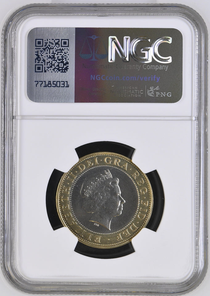 2002 £2 COMMONWEALTH ENGLAND MS 68 - NGC OTHER COINS - Cambridgeshire Coins
