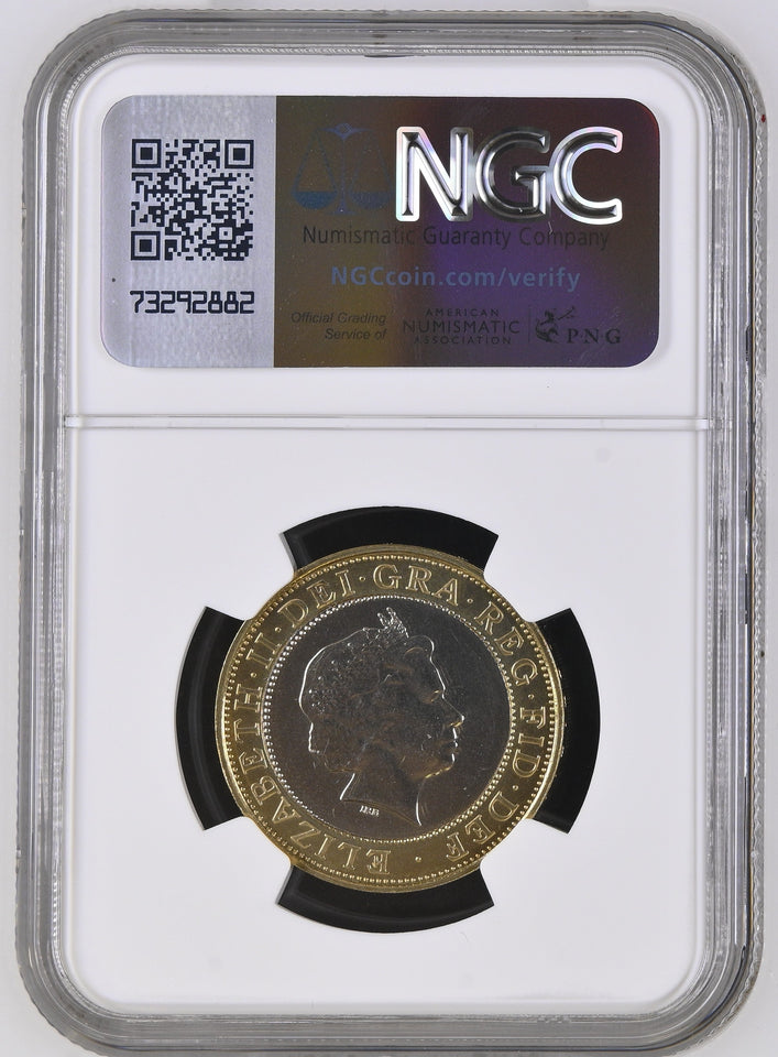 2002 £2 COMMONWEALTH SCOTLAND MS 68 - NGC OTHER COINS - Cambridgeshire Coins