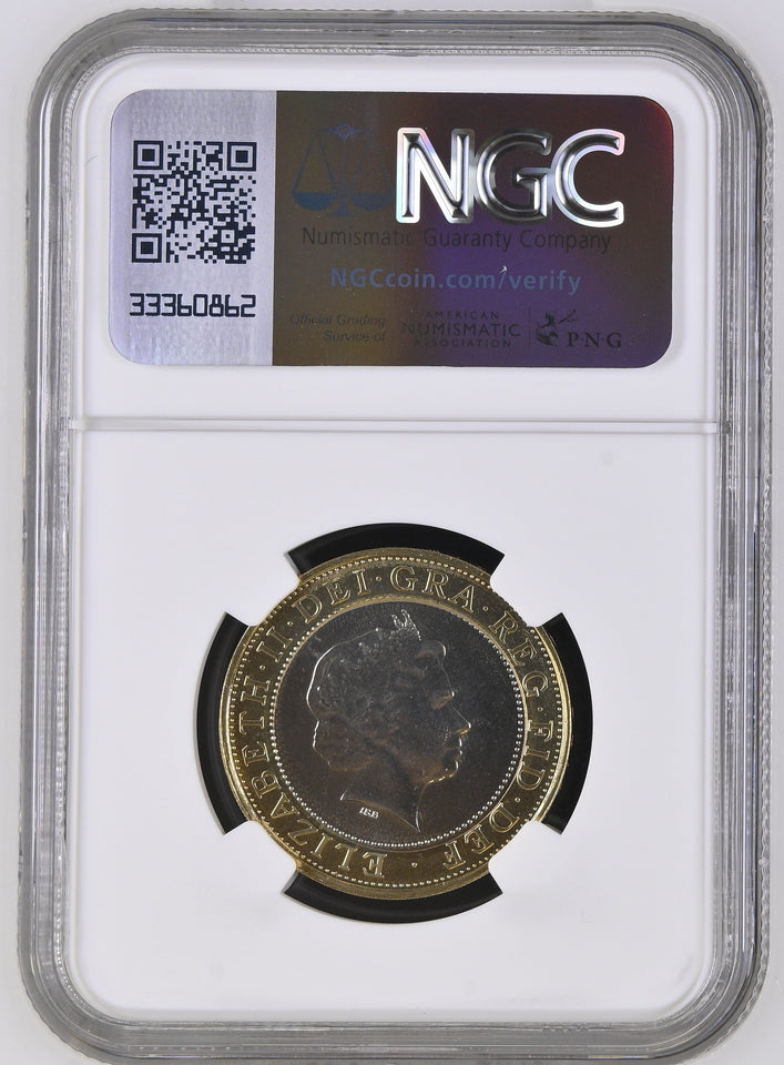 2002 £2 COMMONWEALTH WALES MS 68 - NGC OTHER COINS - Cambridgeshire Coins