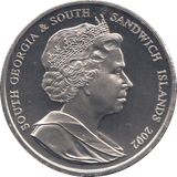 2002 2 POUND QUEEN ELIZABETH GOLDEN JUBILEE ( BU ) - WORLD COINS - Cambridgeshire Coins