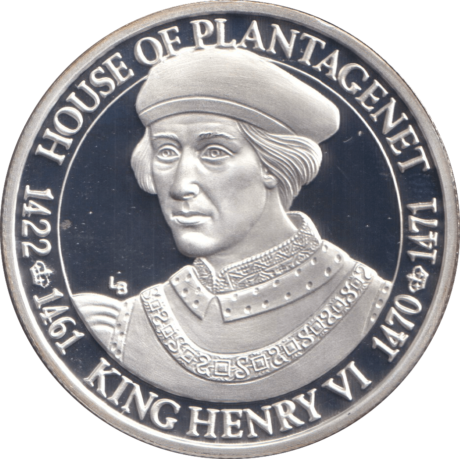 2002 20 CROWNS SILVER PROOF KING HENRY VI - WOR - Cambridgeshire Coins