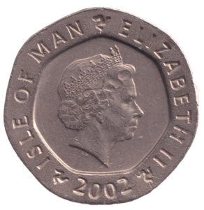 2002 20 PENCE RUSHEN ABBEY ISLE OF MAN - 20p - Cambridgeshire Coins