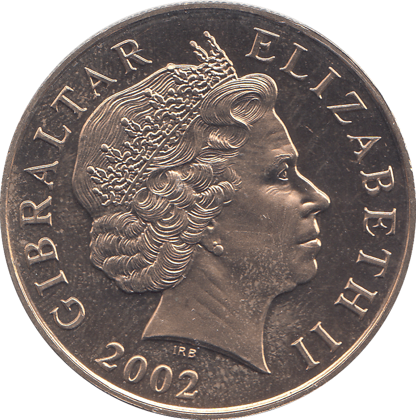 2002 5 POUNDS GOLDEN JUBILEE QUEEN ELIZABETH II ( BU ) - WORLD COINS - Cambridgeshire Coins