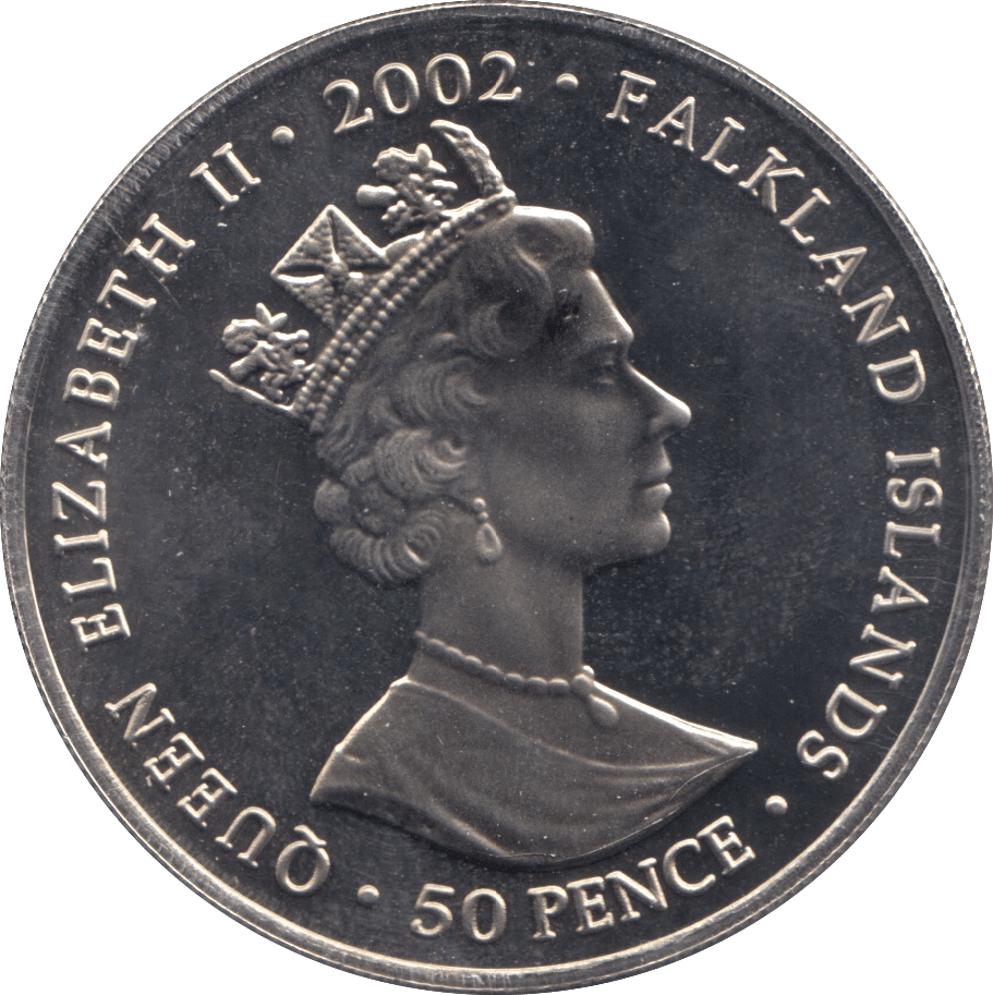 2002 50 PENCE FALKLAND ISLANDS F388 - CROWN - Cambridgeshire Coins