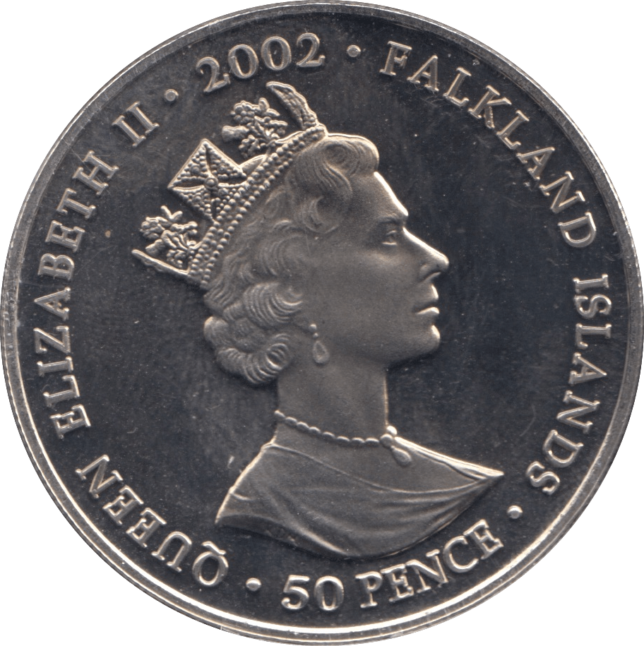 2002 50 PENCE FALKLAND ISLANDS F395 - CROWN - Cambridgeshire Coins
