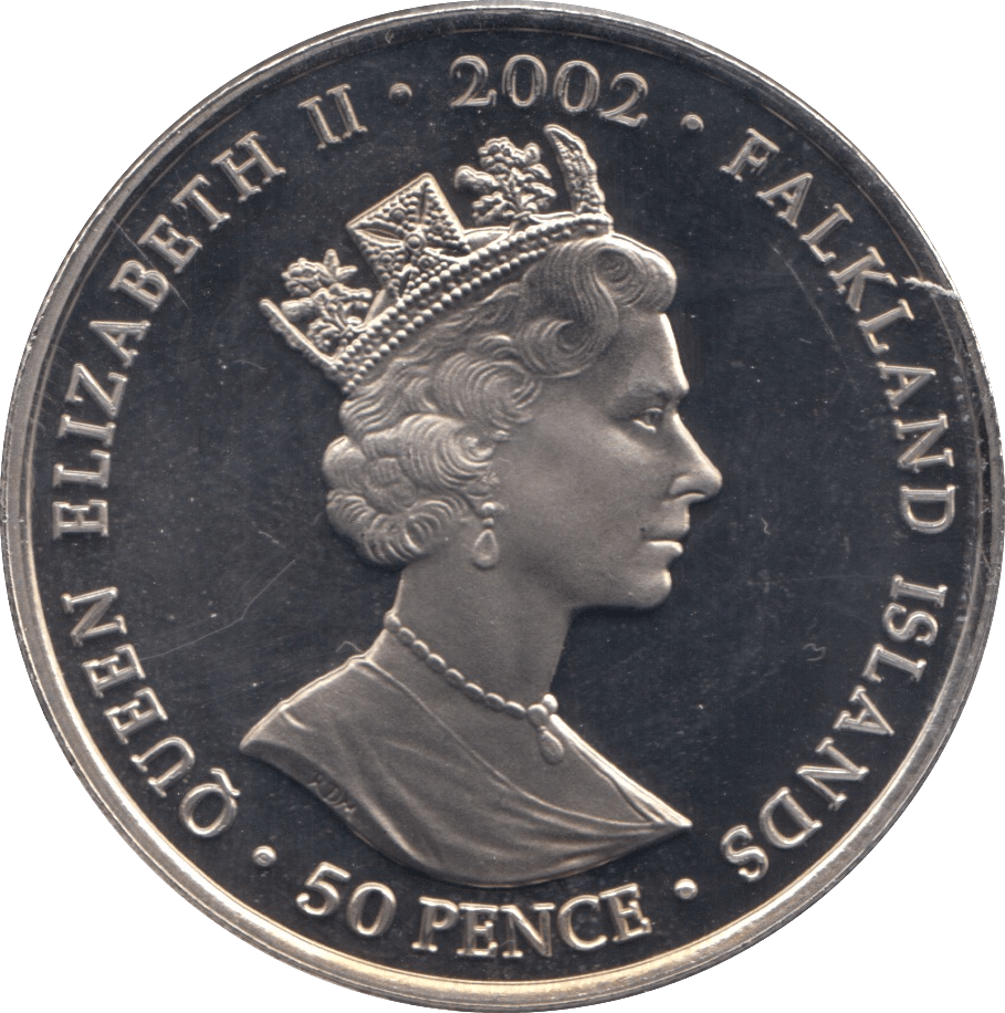2002 50 PENCE FALKLAND ISLANDS F405 - CROWN - Cambridgeshire Coins