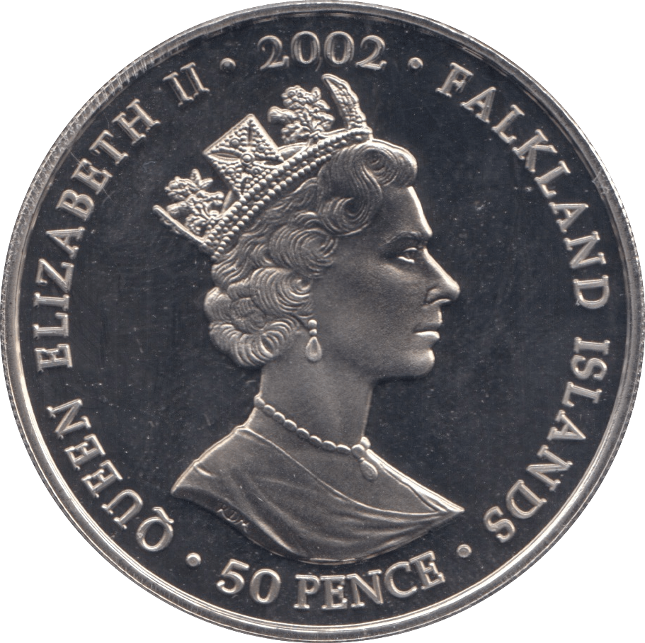 2002 50 PENCE FALKLAND ISLANDS F414 - CROWN - Cambridgeshire Coins