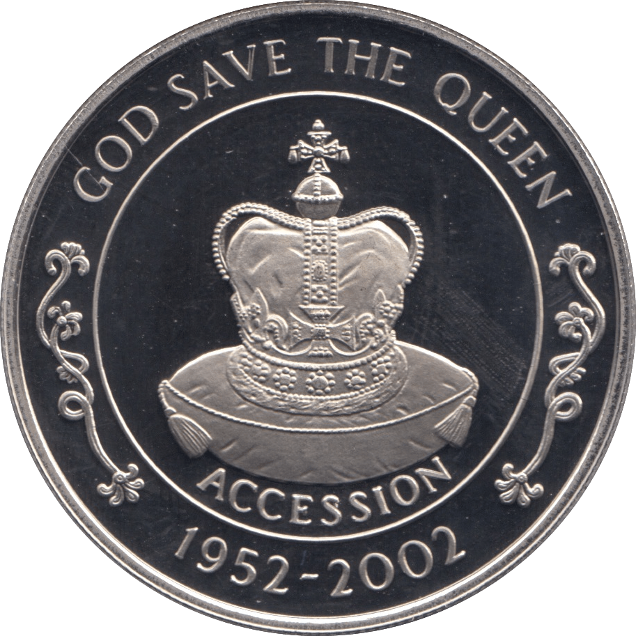 2002 50 PENCE QUEEN ELIZABETH GOLDEN JUBILEE ST. HELENA F605 - WORLD COINS - Cambridgeshire Coins