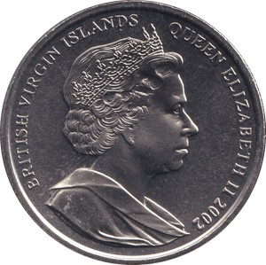 2002 BU ONE DOLLAR QUEEN ELIZABETH GOLDEN JUBILEE - WORLD COINS - Cambridgeshire Coins