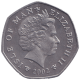 2002 CHRISTMAS 50P SCROOGE ISLE OF MAN ( UNC ) BB - 50P REGIONAL ISSUES - Cambridgeshire Coins