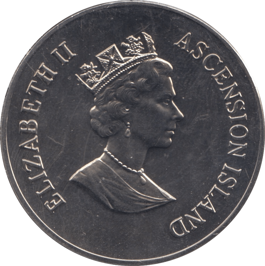 2002 FIFTY PENCE ASCENSION ISLANDS F415 - WORLD COINS - Cambridgeshire Coins