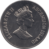 2002 FIFTY PENCE ASCENSION ISLANDS F415 - WORLD COINS - Cambridgeshire Coins