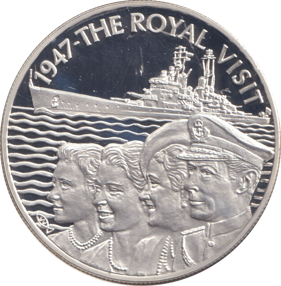 2002 FIFTY PENCE SILVER PROOF ROYAL VISIT - SILVER WORLD COINS - Cambridgeshire Coins