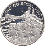 2002 FIFTY PENCE SILVER PROOF ROYAL VISIT - SILVER WORLD COINS - Cambridgeshire Coins