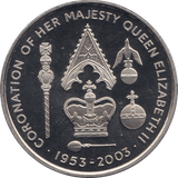 2002 FIFTY PENCE ST. HELENA F608 - CROWN - Cambridgeshire Coins