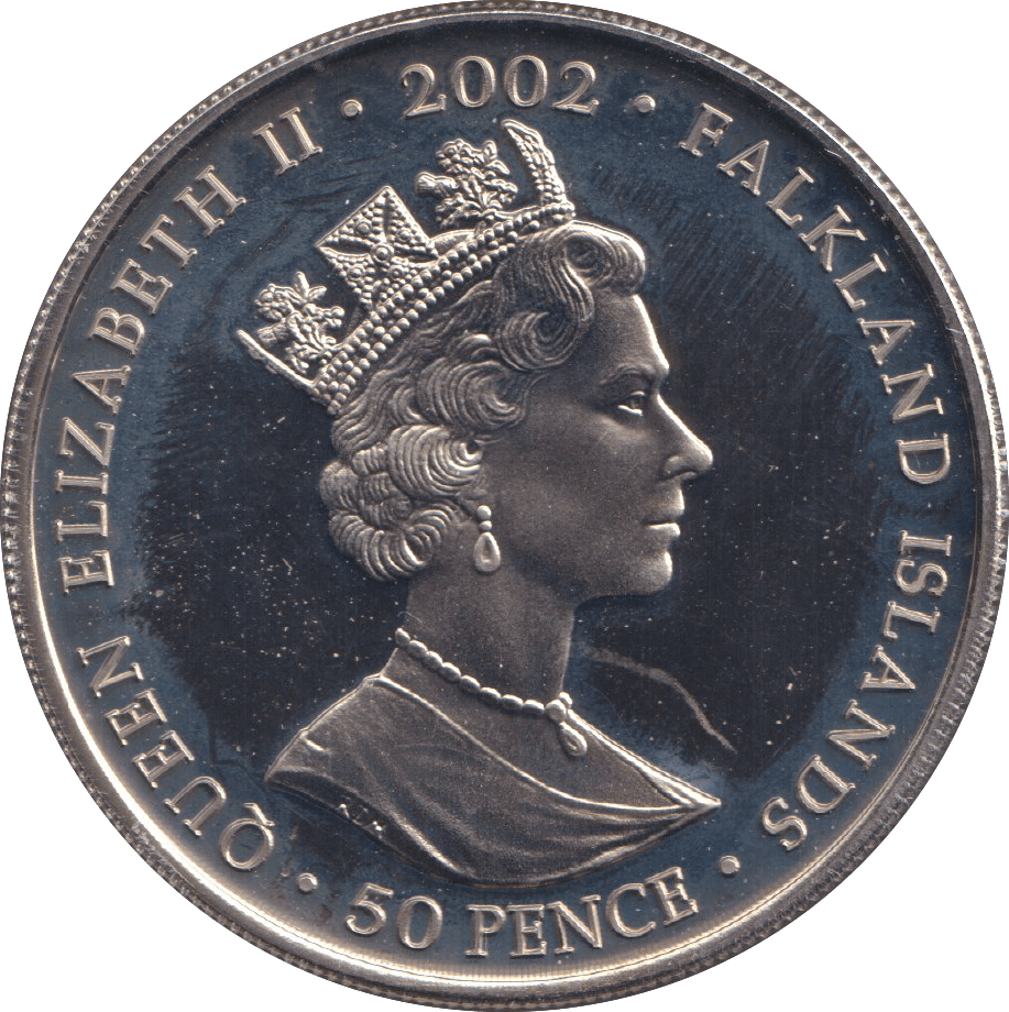 2002 FIFTY PENCE THE GOLDEN JUBILEE - WORLD COINS - Cambridgeshire Coins