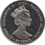 2002 FIFTY PENCE - WORLD COINS - Cambridgeshire Coins