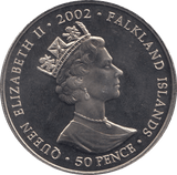 2002 FIFTY PENCE - WORLD COINS - Cambridgeshire Coins